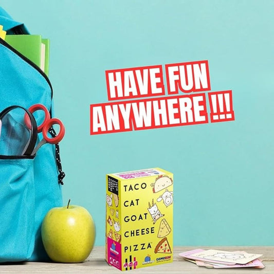 Taco Cat Goat Cheese Pizza The Party Card Game for Kids, Teens, Adults, and Families 10-15 Min, Age 7+, 2-8 Players