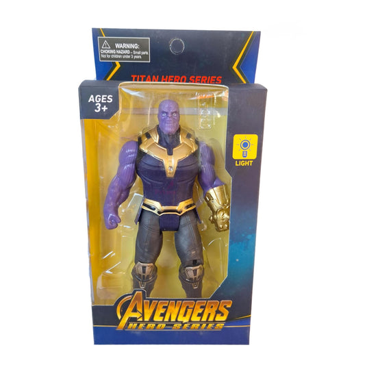 Superhero Action Figure With Lights (1 Piece) (THANOS)