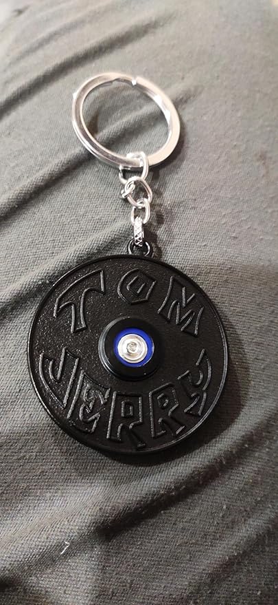 360-Degree Rotating Keychain, Metal