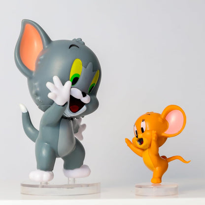 Tom & Jerry Action Figures - Limited Edition Gift for Kids & Adults, Cartoon Collectibles for Desk, Car Dashboard, Cake Decoration, Office & Study Table Set of 1