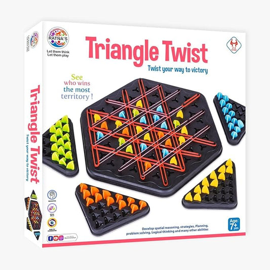 Triangle Twist Strategy Board Game, 2-4 Players
