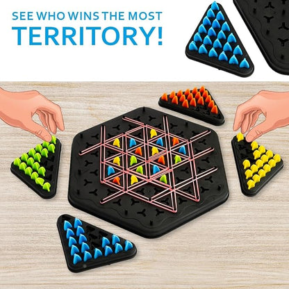 Triangle Twist Strategy Board Game, 2-4 Players