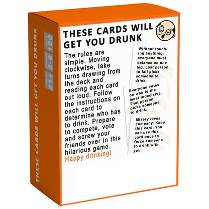 These Cards Will Get You Drunk – Funny Adult Drinking Card Game (21+)