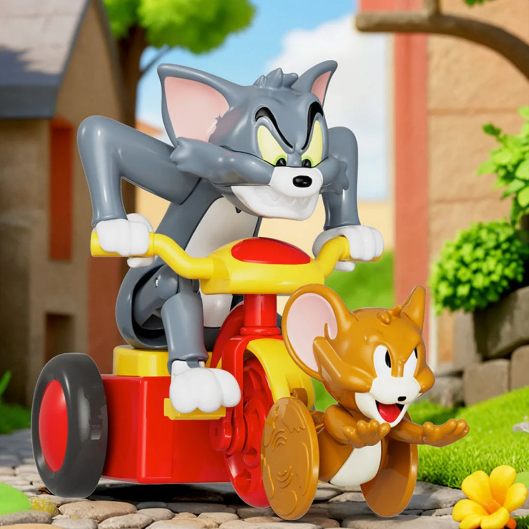Tom & Jerry Pull-Back Action Toy with Movable Parts – Fun Running Chase Cartoon Toy