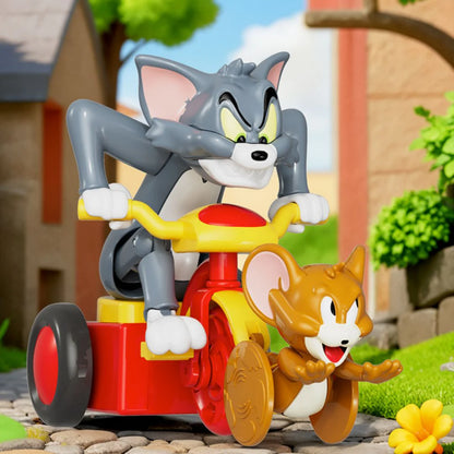 Tom & Jerry Pull-Back Action Toy with Movable Parts – Fun Running Chase Cartoon Toy