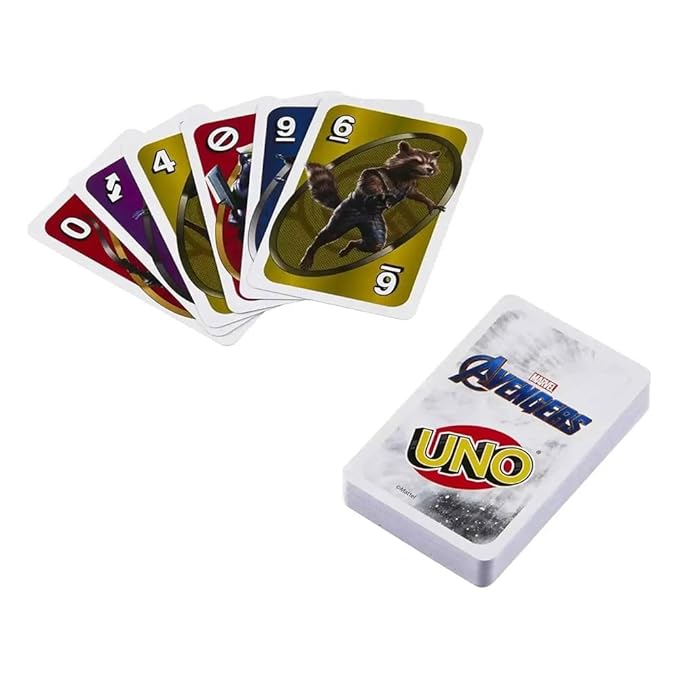 U.N.O Aveng'ers Cards Game Play with Family and Friends.