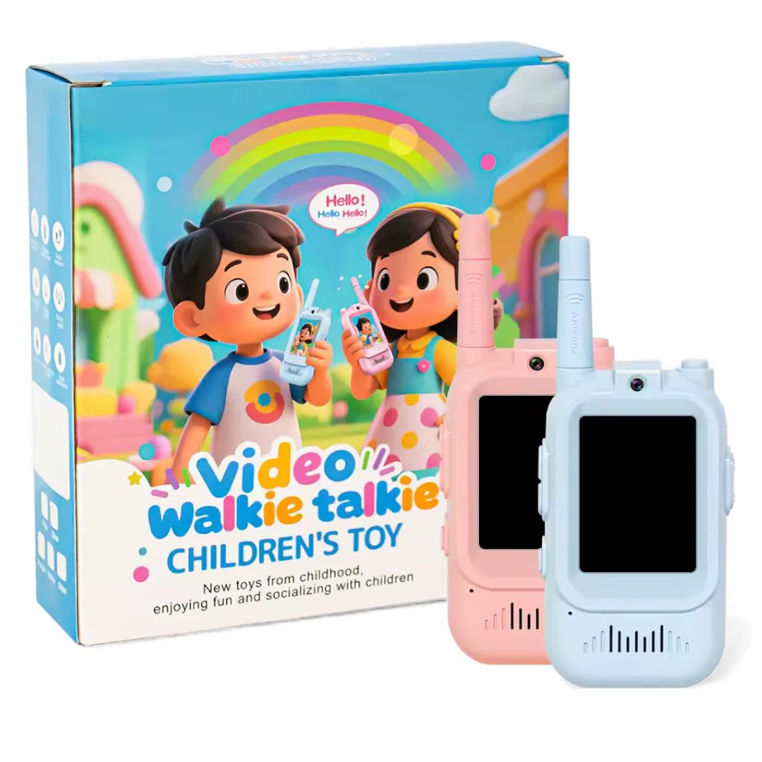 Kids Video Walkie Talkie Set – With HD Camera, Voice Changer & Long-Range Talk
