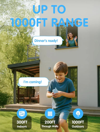 Kids Video Walkie Talkie Set – With HD Camera, Voice Changer & Long-Range Talk