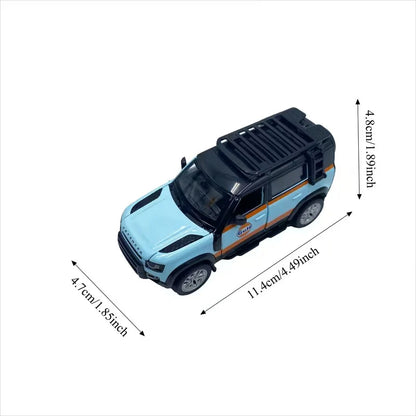 Scale 1 : 43 Official Licensed CCA Cool-Chic Auto 2-In-1 Diecast Metal Model Car - Land Rover Defender 110