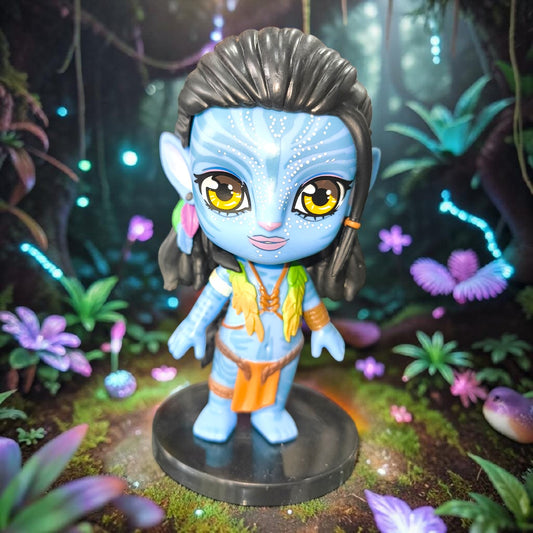 Avatar Inspired Fantasy Girl Mini Figure Collectible