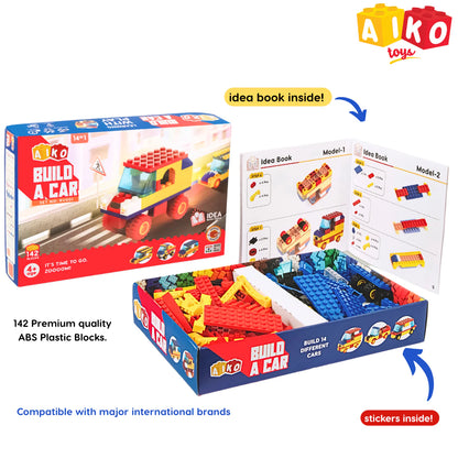 AIKO Build-a-Car | Creative Building Block Set For Kids