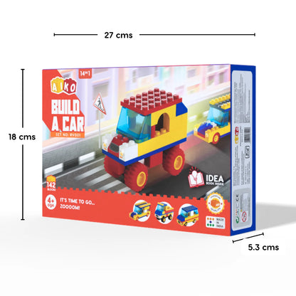 AIKO Build-a-Car | Creative Building Block Set For Kids