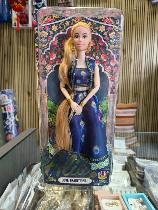 Traditional Fashion Doll - Stylish Long Hair Doll For Kids