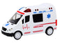 1:20 Scale Ambulance Car Toy for Kids | Friction Inertia Powered | Door Open Light Siren Effect Doctor Ambulance Truck Toy Set for Children