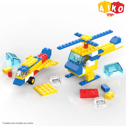 AIKO Build-a-Plane | Creative Building Block Set for Kids