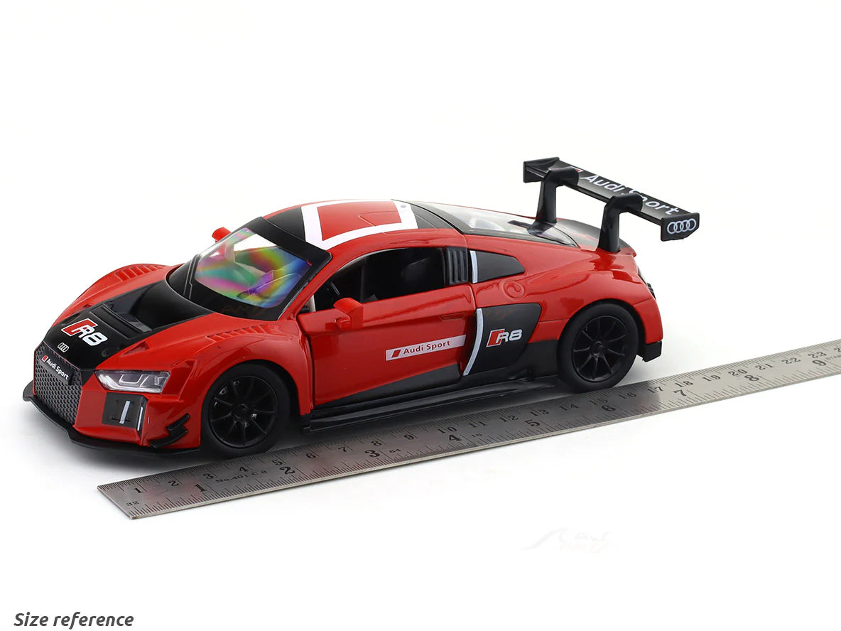 CCA Licensed Audi R8 LMS 1:24 Diecast Model Car – Red Racing Edition