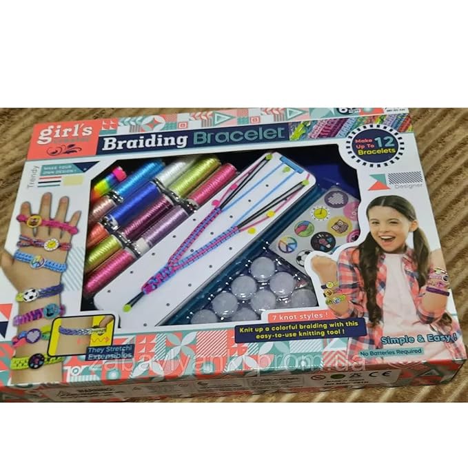 Girls Braiding Bracelet Making Kit