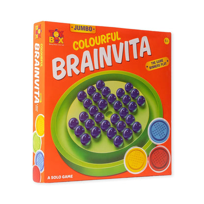 Jumbo Brainvita Game, Multicolour