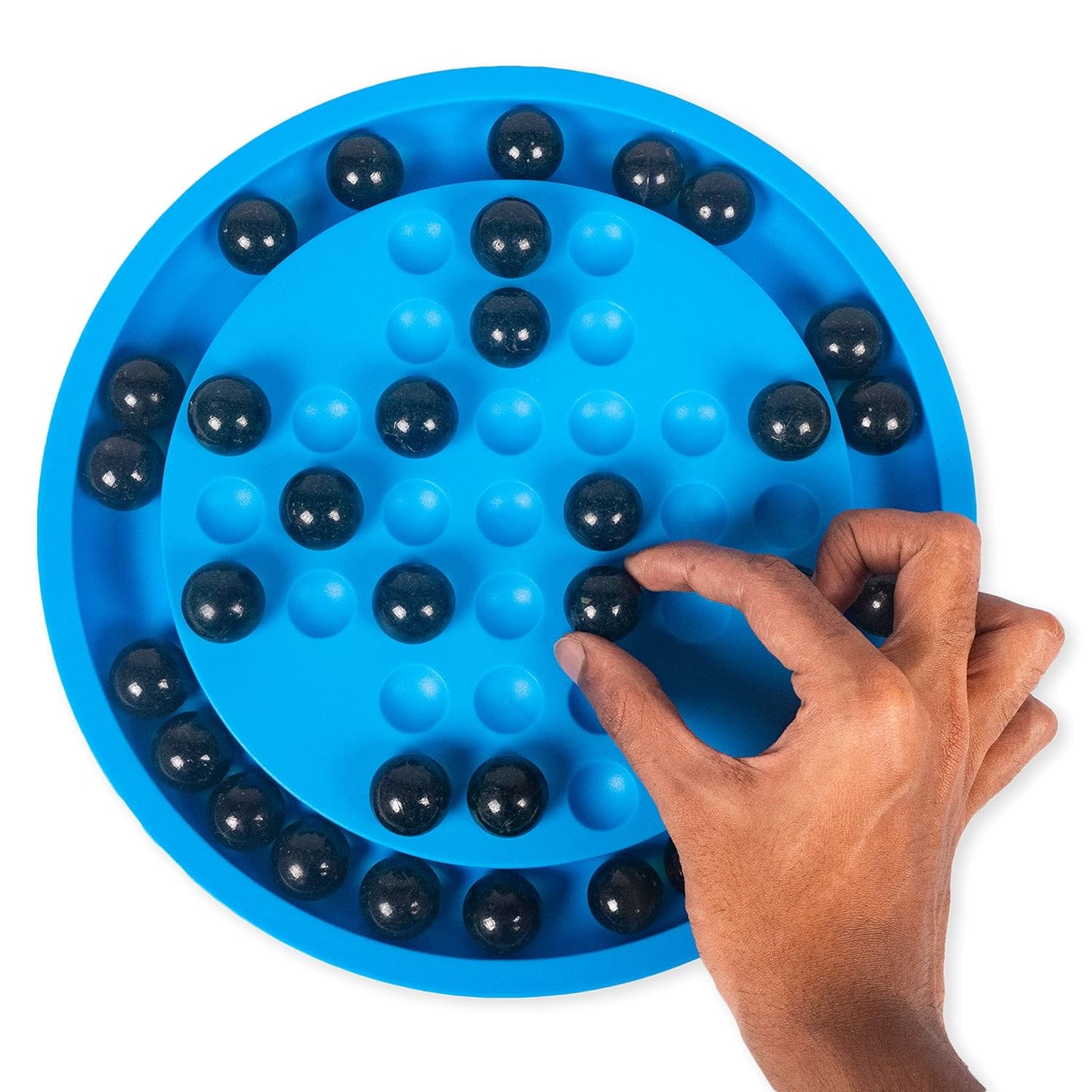 Jumbo Brainvita Game, Multicolour