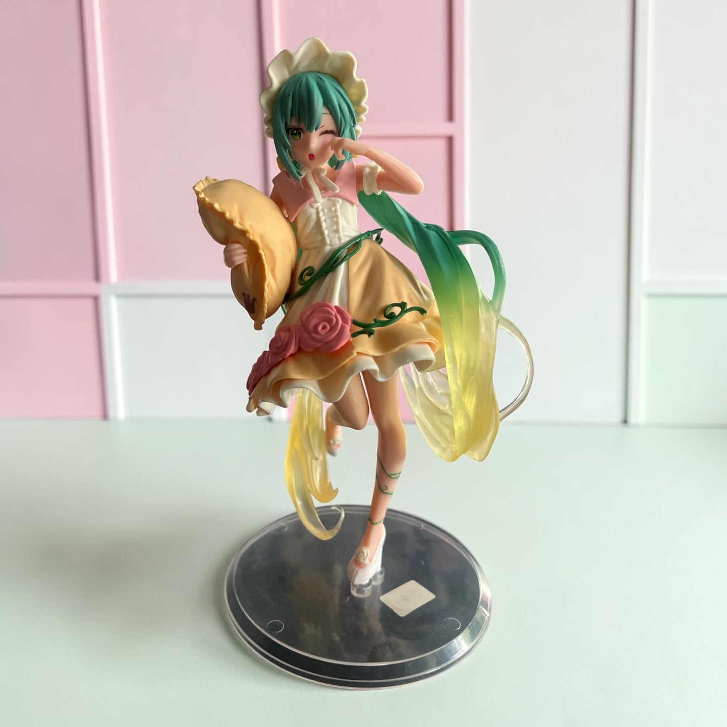 Hatsune Miku Floral Fairy Figure – Cute Anime PVC Collectible Statue for Desk & Shelf Decor