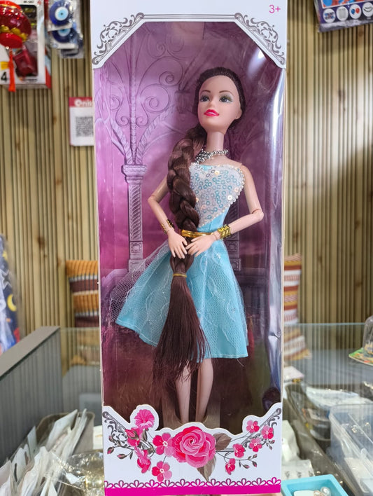 Blue Dress Fashion Doll For Kids