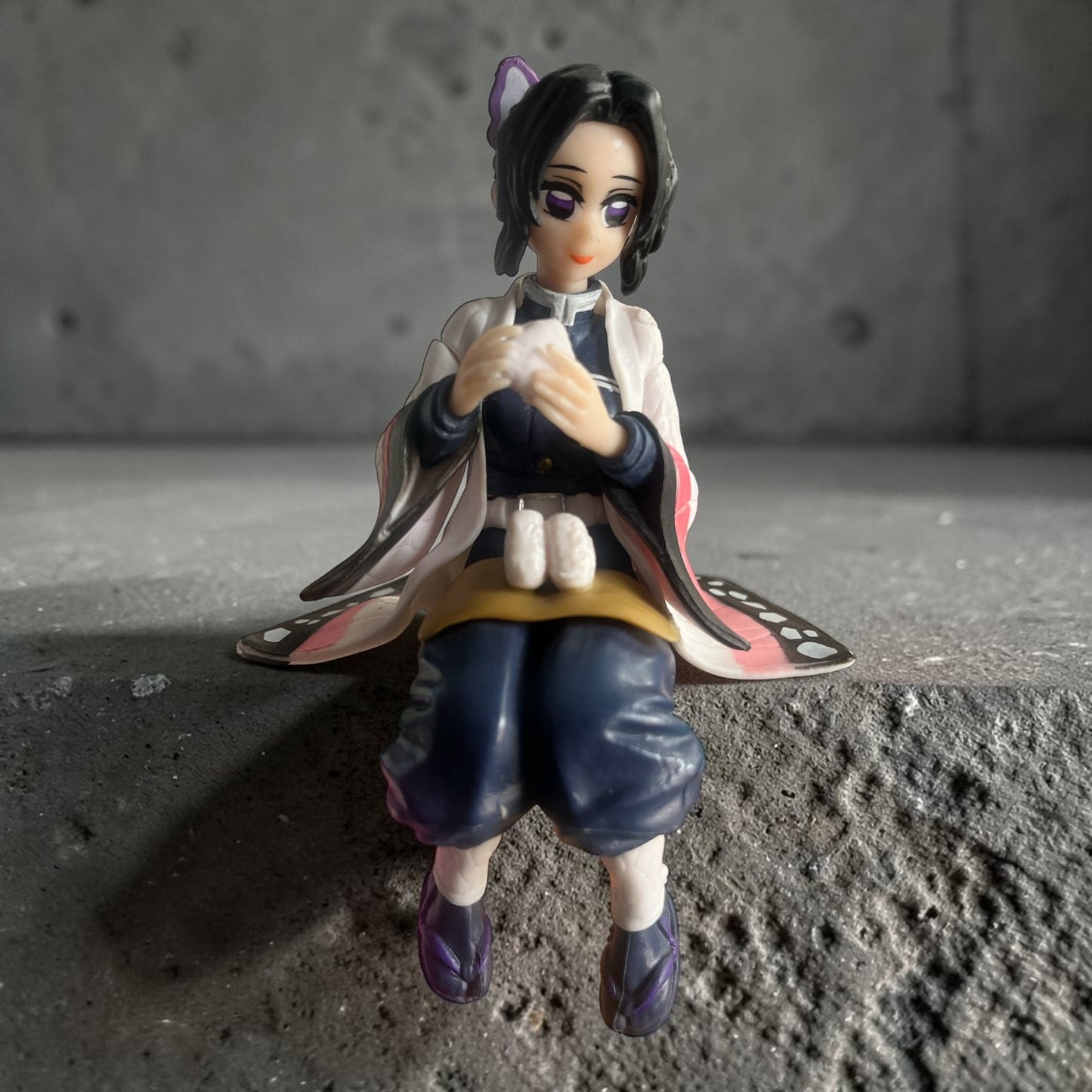 Shinobu Kocho Sitting Figure – Demon Slayer Anime Collectible Statue | Cute Butterfly Hashira PVC Display Figure