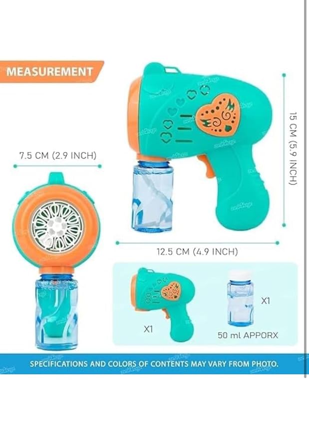 Automatic Bubble Toy Gun for Kids
