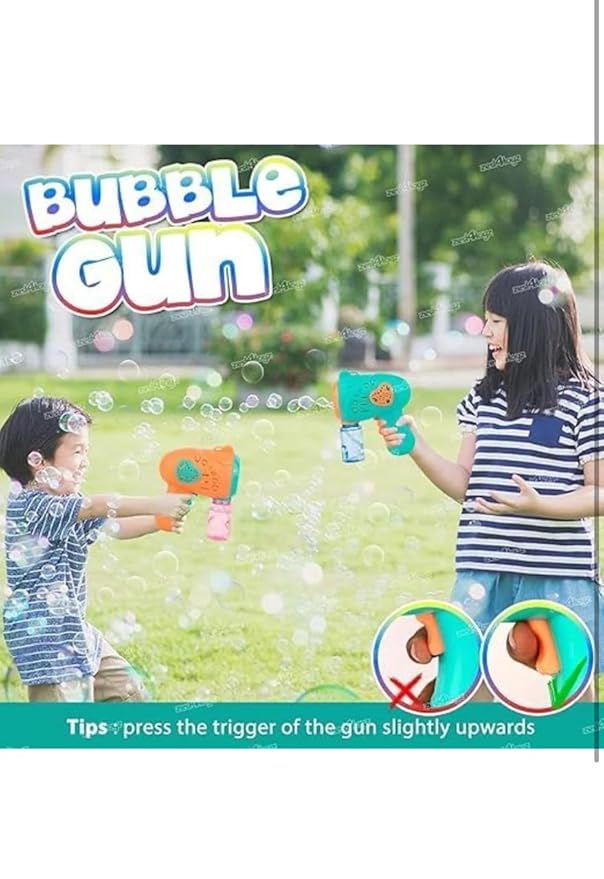 Automatic Bubble Toy Gun for Kids