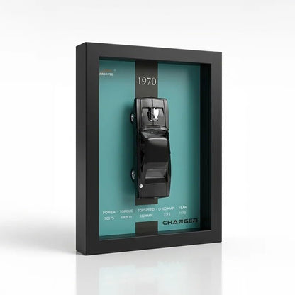 3D Supercar Wooden Frame – Luxury Car Wall Decor/ Collectibles