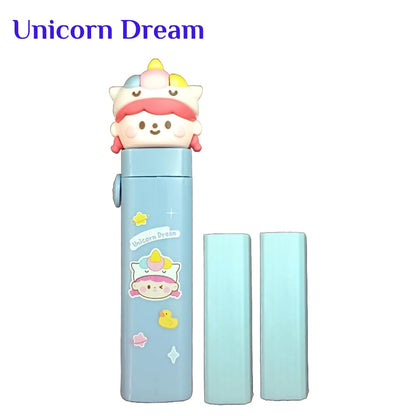 Dream Unicorn Push-Pull Eraser – Cute Retractable Eraser with Case (Pack of 1)