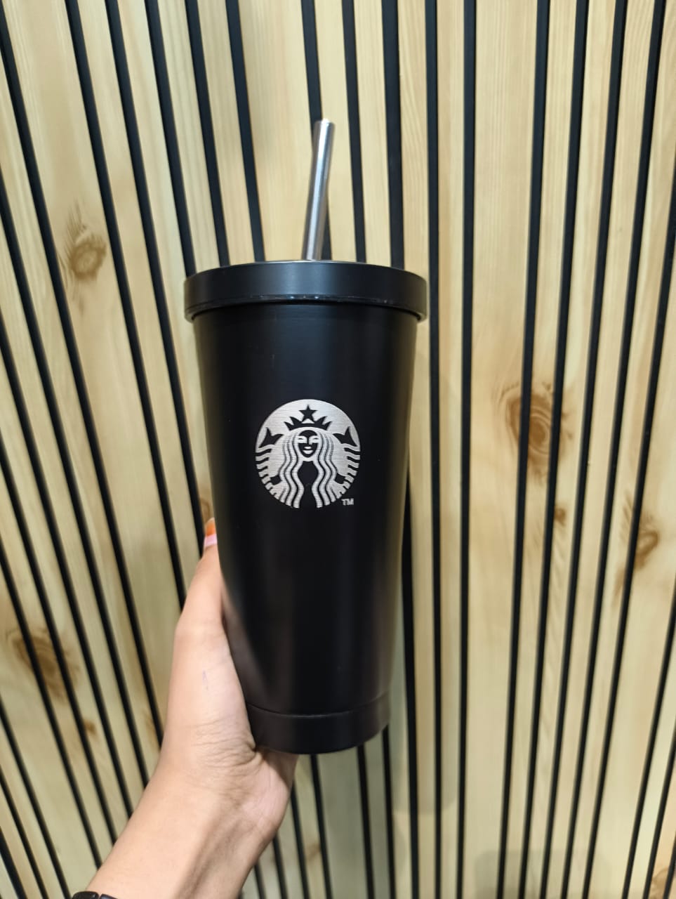 Black Starbucks Sipper