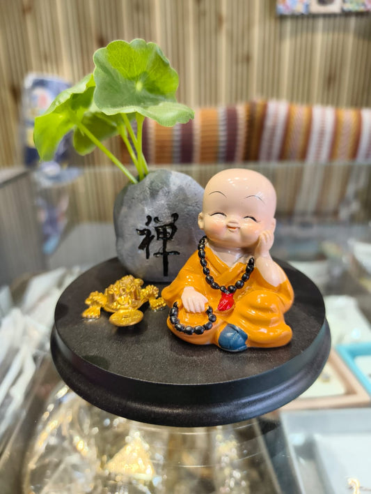 Buddha Monk Statue For Good Luck & Gifting