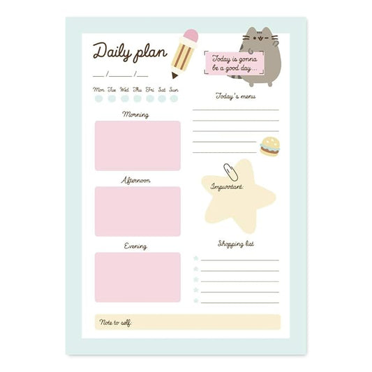 A5 Desk Pad with Daily, Weekly Planner and Monthly Calendar (Assorted colors)
