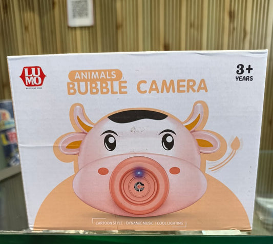 Bubble Camera Toy – Musical Animal Bubble Machine for Toddlers (3+ Years) Animal Shaped Bubble Camera | Kids’ Automatic Bubble Toy with Sound & Lights”