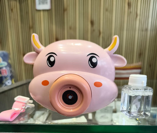 Bubble Camera Toy – Musical Animal Bubble Machine for Toddlers (3+ Years) Animal Shaped Bubble Camera | Kids’ Automatic Bubble Toy with Sound & Lights”