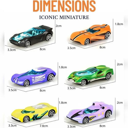 Color Changing Toy Cars for Kids (Multicolor, pack of 6)