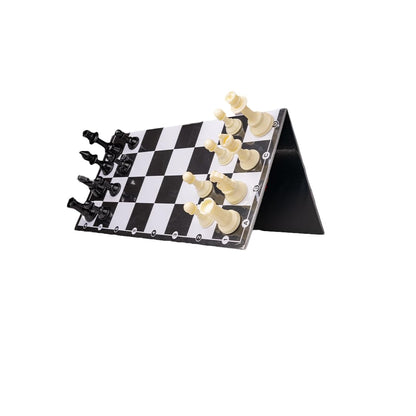 Magnetic Chess Board Set with Magnetic Pieces Having Storage Case for Each Piece, Board Games for Kids and Adults (16.5x16.5 Inches)