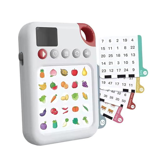 Talking Cards Educational Toys for 4 Years and Older, Learning Logical Skills, Maths, Graphic and Sequential Memory Electronic Toys