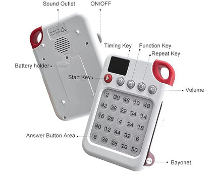 Talking Cards Educational Toys for 4 Years and Older, Learning Logical Skills, Maths, Graphic and Sequential Memory Electronic Toys