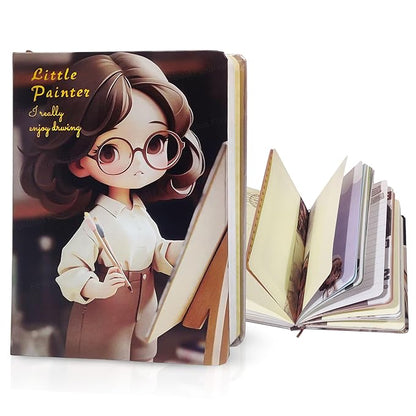 Little Painter Aesthetic Diary for Girls (Assorted)