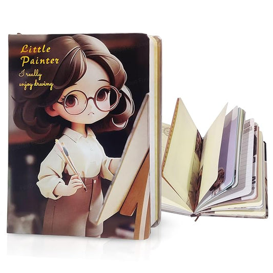 Little Painter Aesthetic Diary for Girls (Assorted)