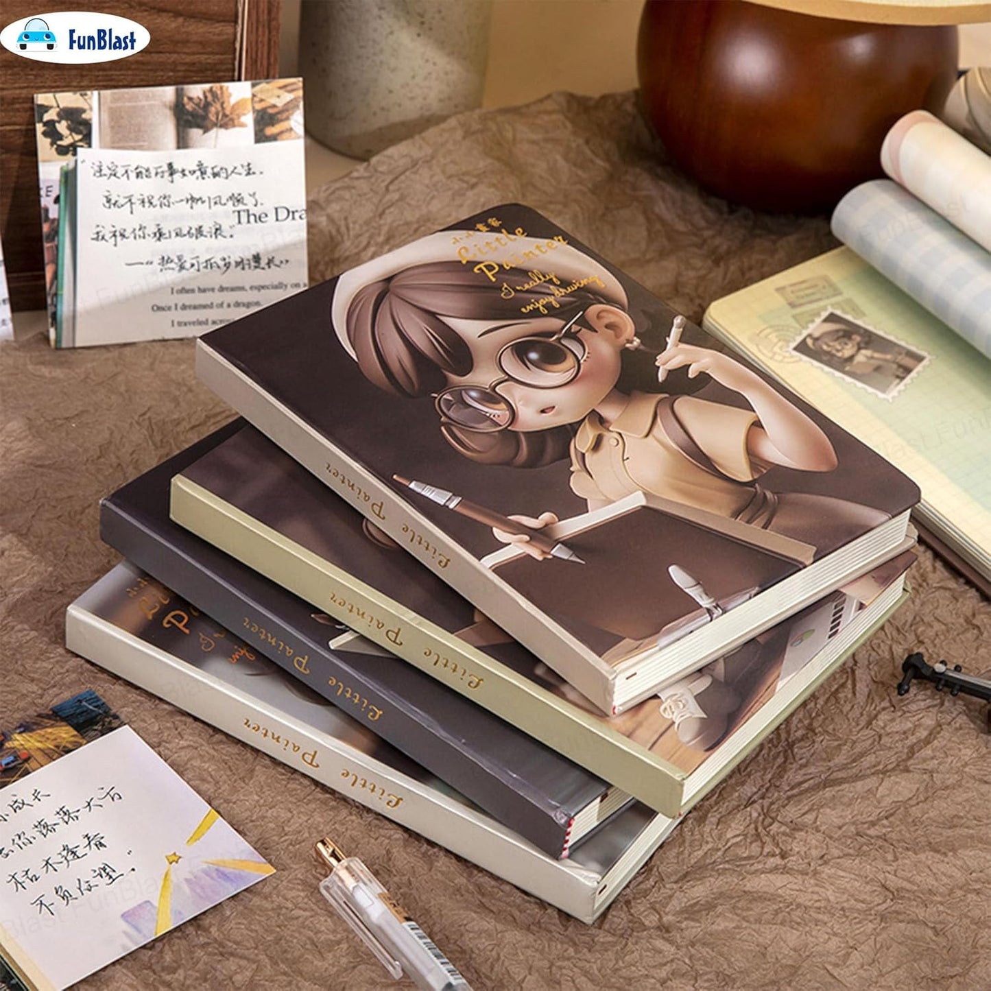 Little Painter Aesthetic Diary for Girls (Assorted)