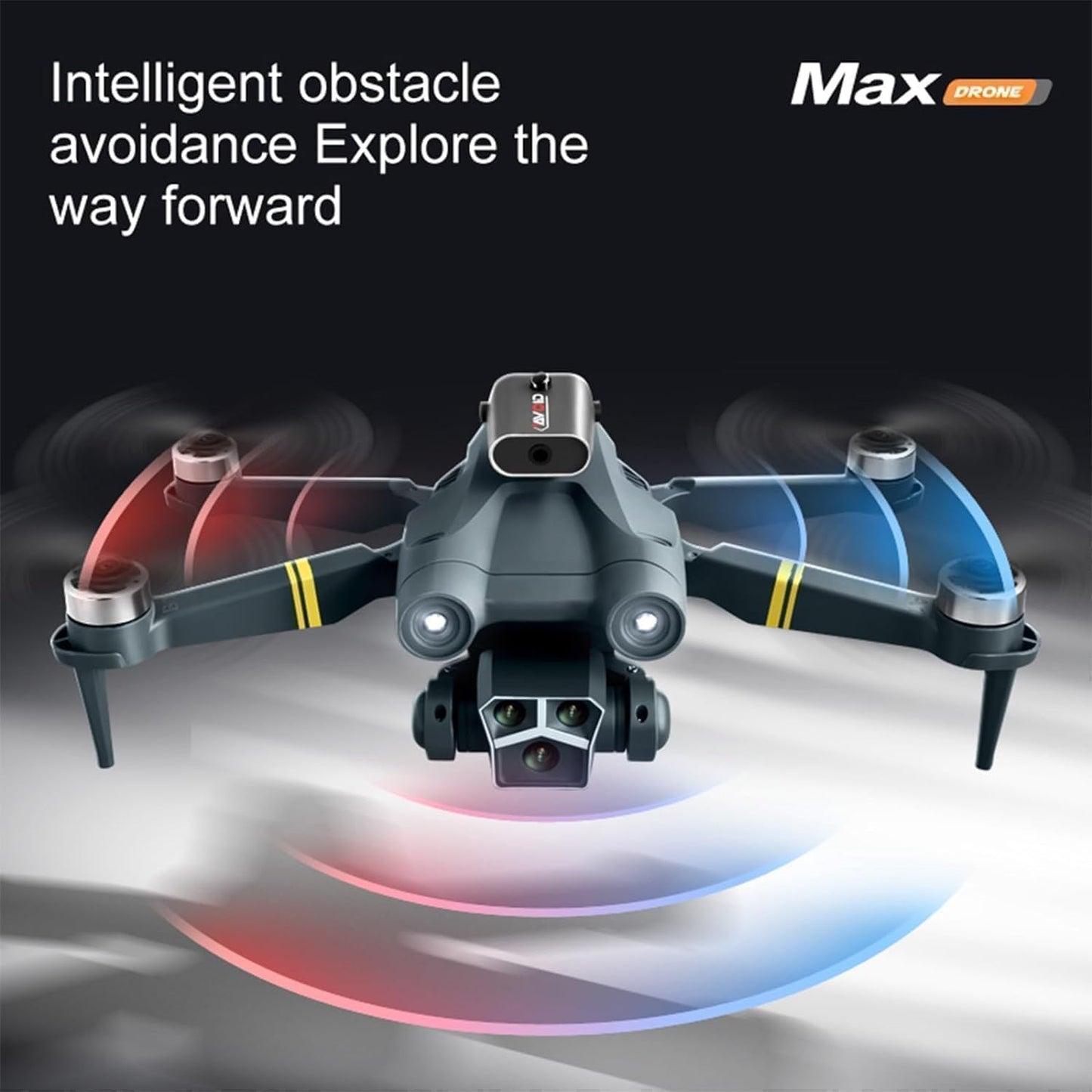 M3 Max Brushless Drone With 4k Camera (Pack of 1)