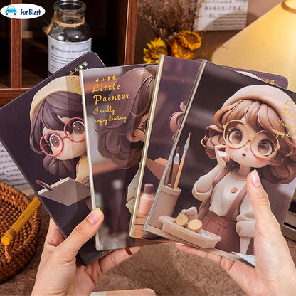 Little Painter Aesthetic Diary for Girls (Assorted)
