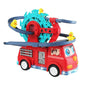 Fire Truck with Climbing Duck & Siren Sounds – Auto-Steering 3D Light Fire Engine for Loud Play