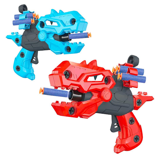 DIY Dinosaur Foam Blaster Toy Gun for Kids