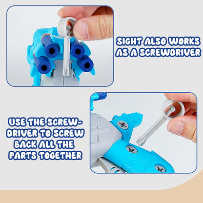 DIY Dinosaur Foam Blaster Toy Gun for Kids