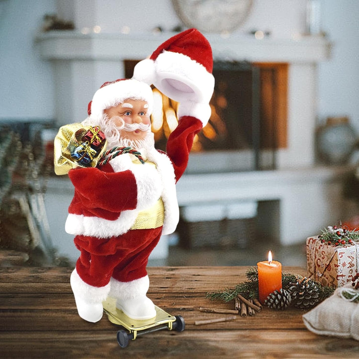 Dancing and Singing Music Santa for Home X-mas Party