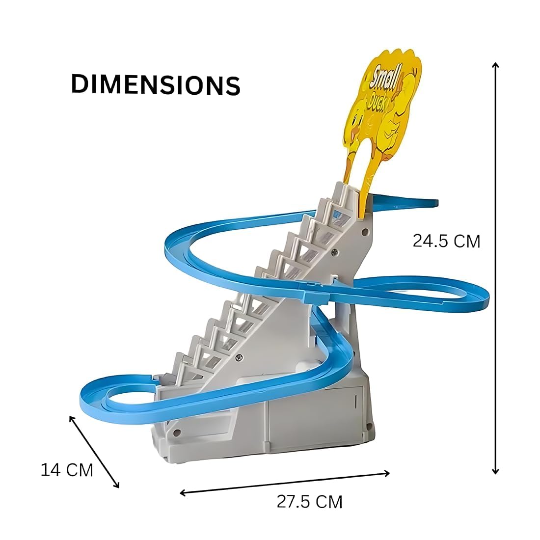 Musical Duck Slide Toy – 24cm Ramp Set with 3 Duck Figures