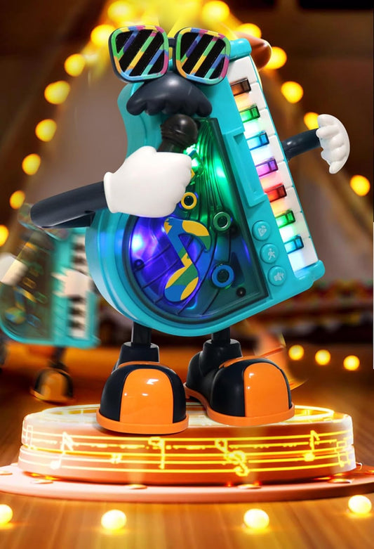 Electric Dance Simulation Piano Music Light Electronic Piano Musical Instrument Dancing Robot